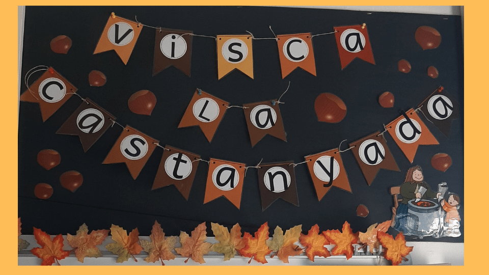 Banderoles visca la castanyada