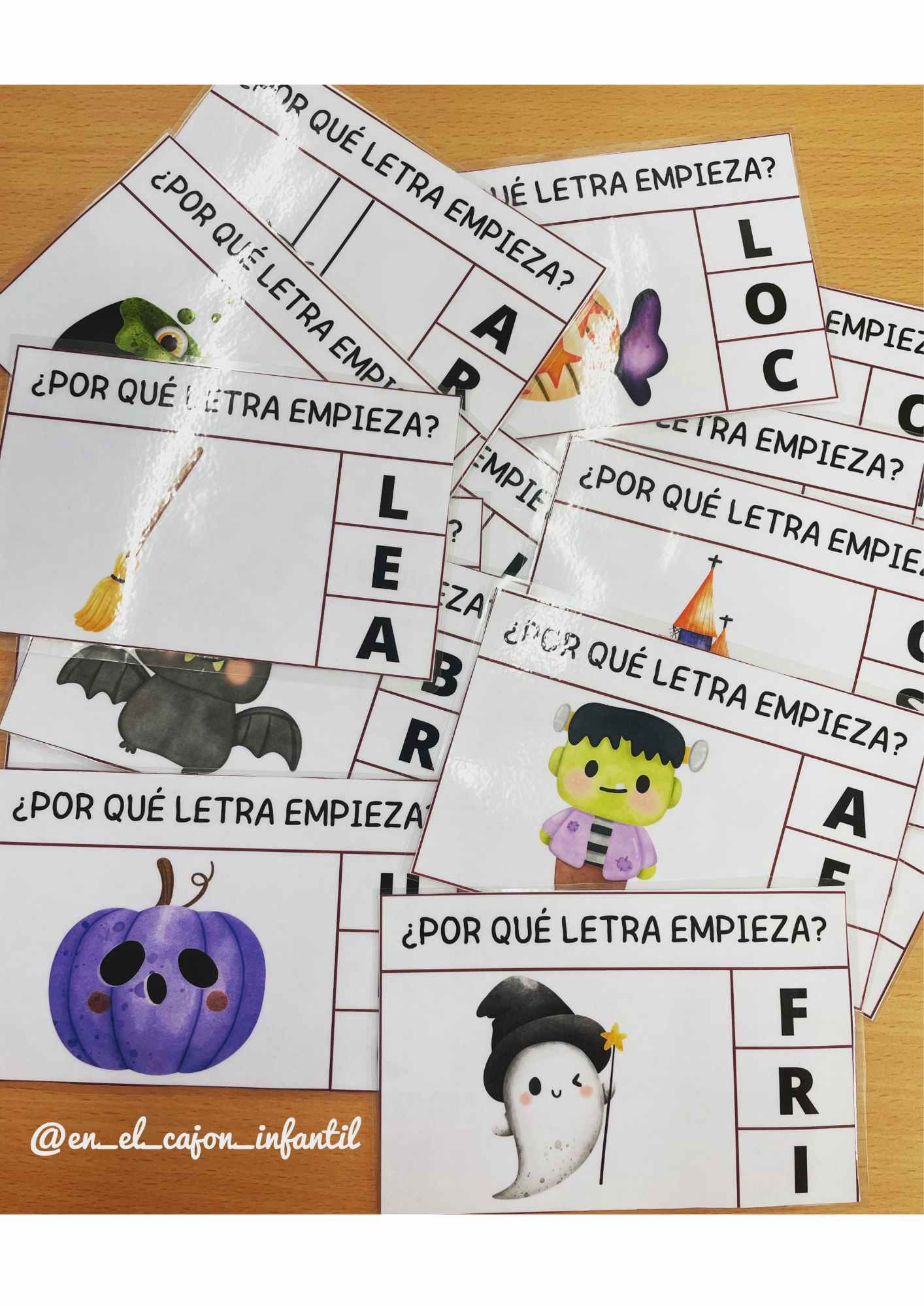 LETRA INICIAL HALLOWEEN