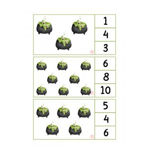 NÚMERO-CANTIDAD HALLOWEEN