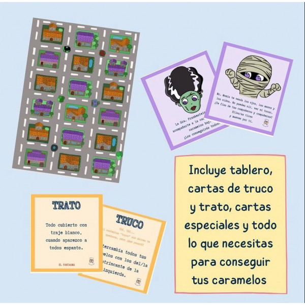 Juego Mesa Halloween: Truco o Trato (CAST/CAT)