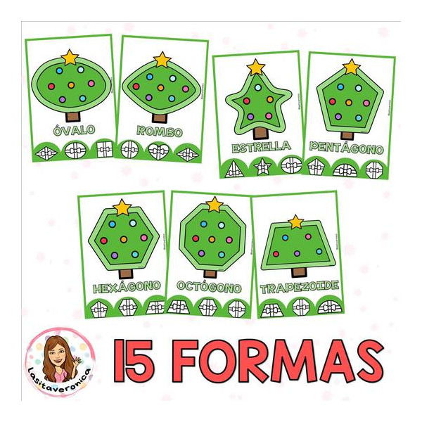 Plastilina formas Navidad. Christmas tree Playdough. Shapes. December. Spanish