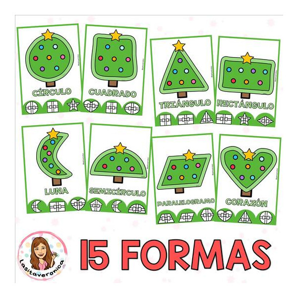 Plastilina formas Navidad. Christmas tree Playdough. Shapes. December. Spanish