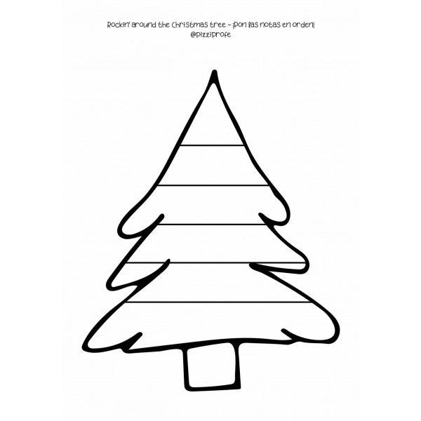 ¡Pon las notas en orden! - Rockin' around the Christmas tree by @pizziprofe