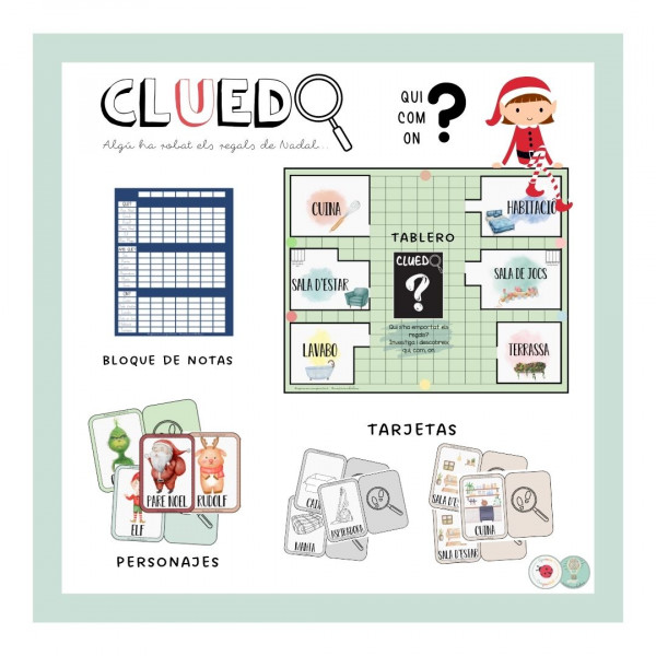 Jocs Nadalens: Party i Cluedo
