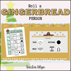 Roll a gingerbread person