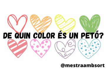 Lectoescriptura De quin color és un petó?