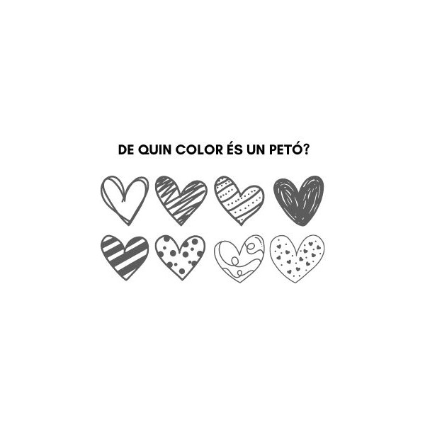 Lectoescriptura De quin color és un petó?