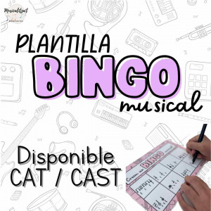 CAT Plantilla BINGO musical