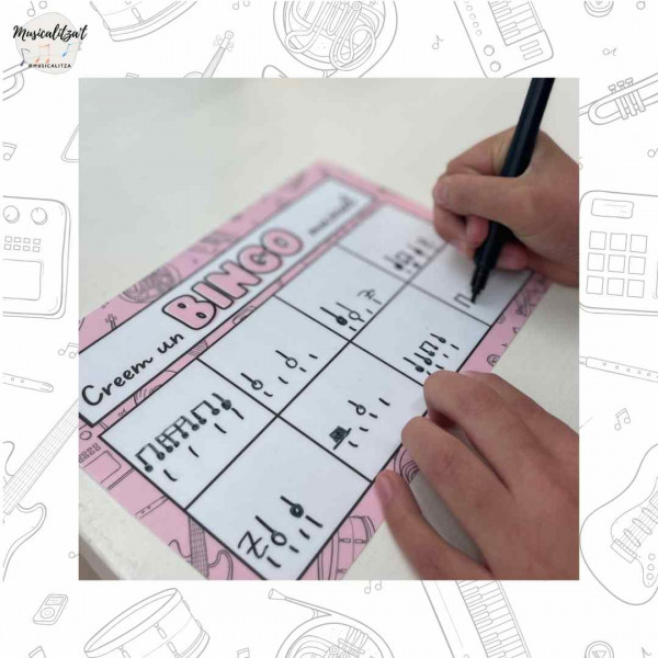 CAT Plantilla BINGO musical