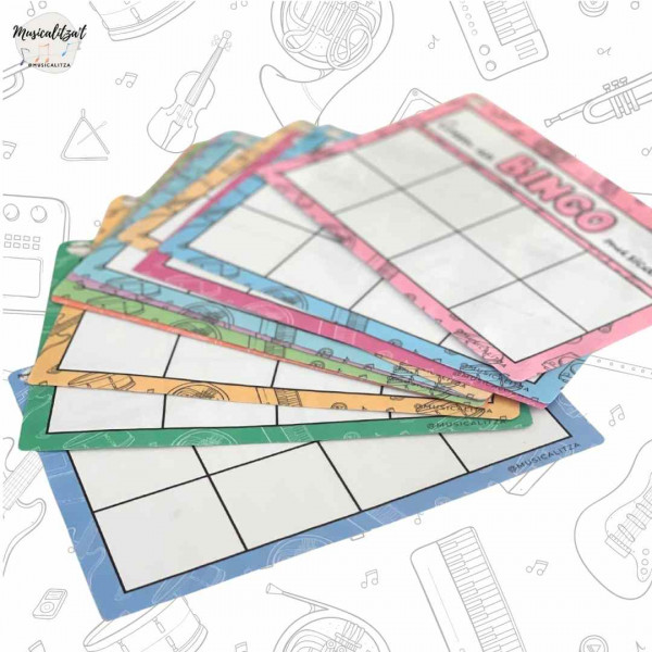 CAT Plantilla BINGO musical