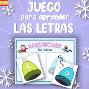 JUEGO de LETRAS de INVIERNO