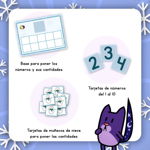 JUEGO de NÚMEROS de INVIERNO