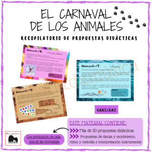 El carnaval de los animales propuestas didácticas