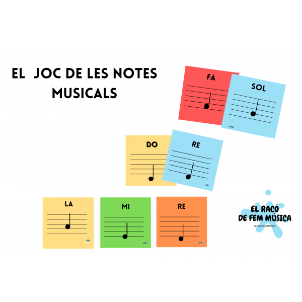 JUEGO DE CARTAS "LA ESCALA MUSICAL"