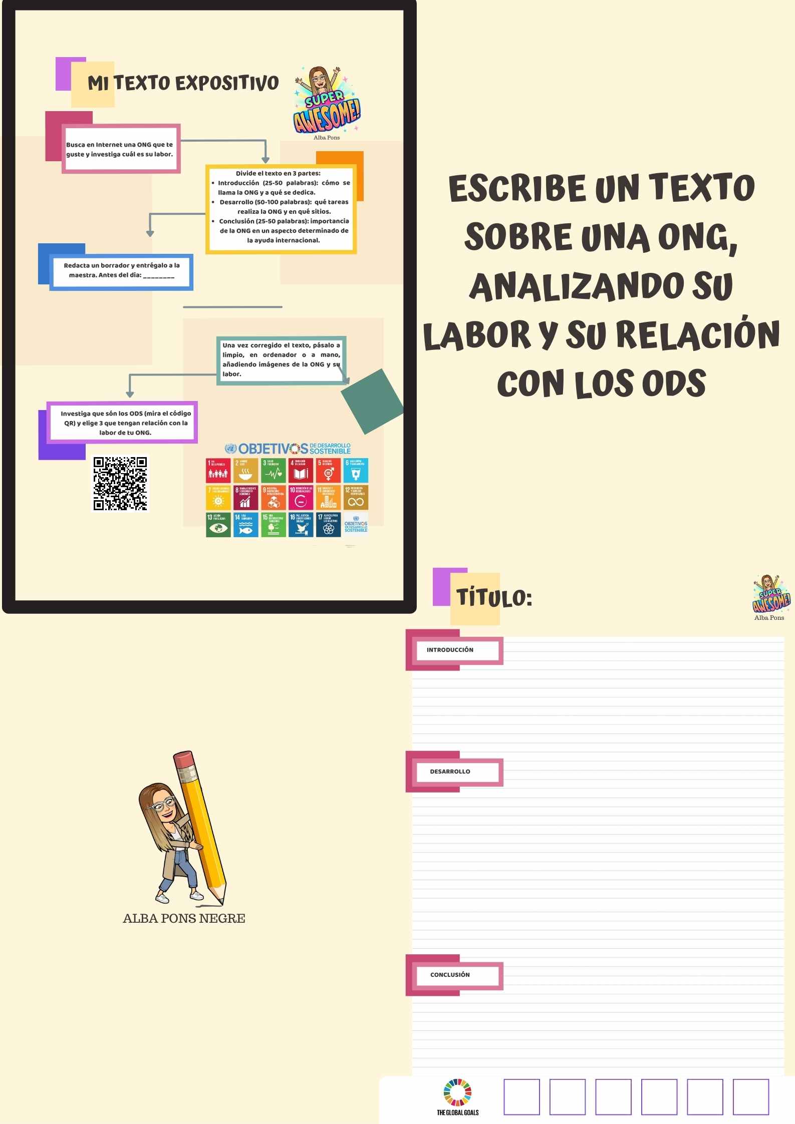 TEXTO EXPOSITIVO ONG + ODS