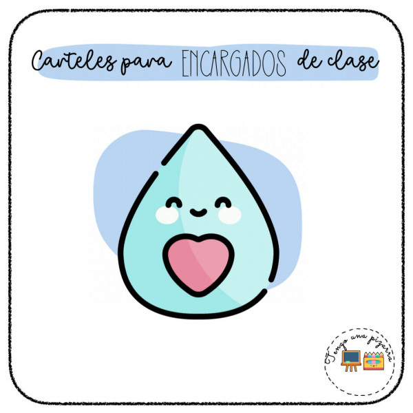 Carteles encargados Proyecto agua