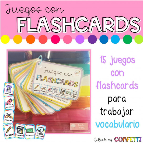 Juegos con flashcards - Llavero