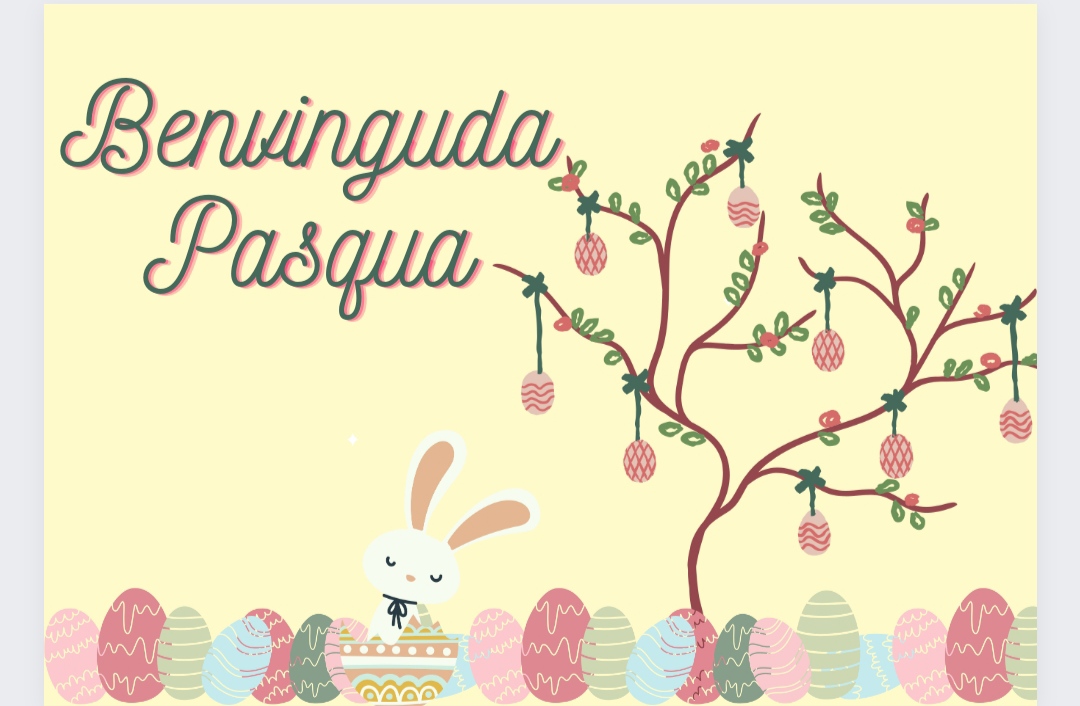 Cartell benvinguda Pasqua