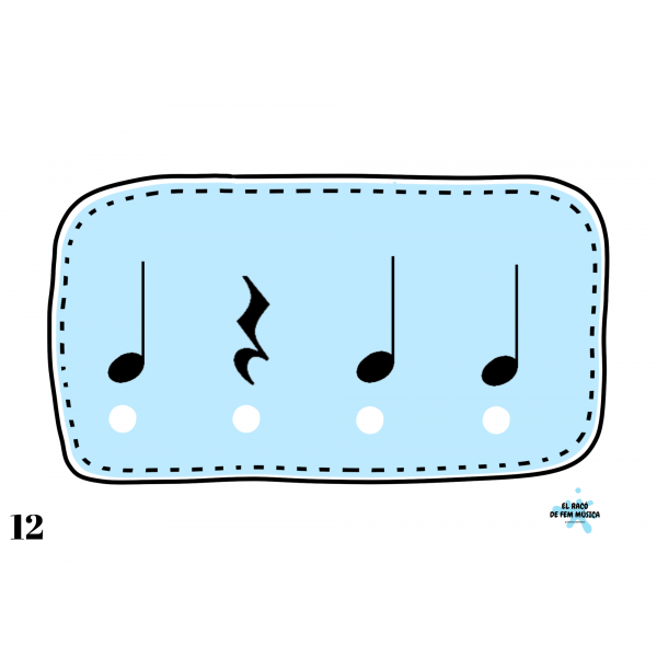 CARTELES DE RITMOS NIVELES 1, 2 Y 3