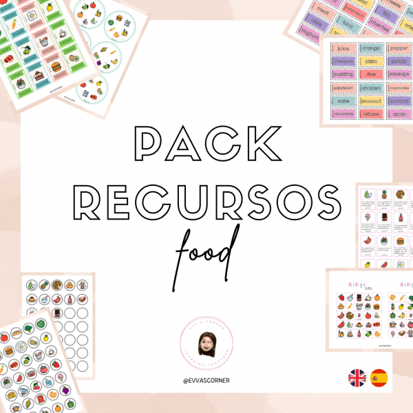 Pack Recursos Food - Inglés