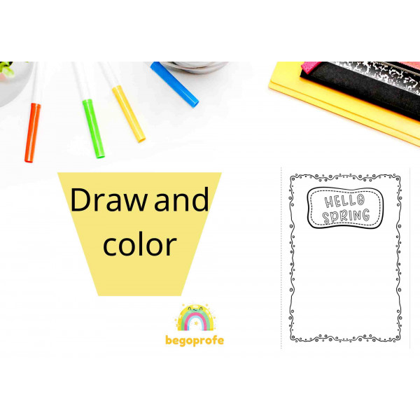 Tarjetas plegables primavera - Foldable spring cards