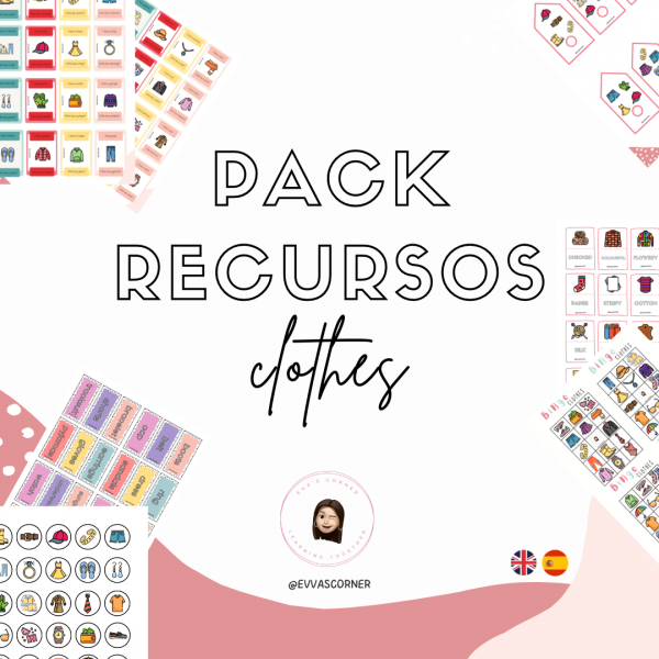 Pack Recursos Clothes & Accessories - Inglés
