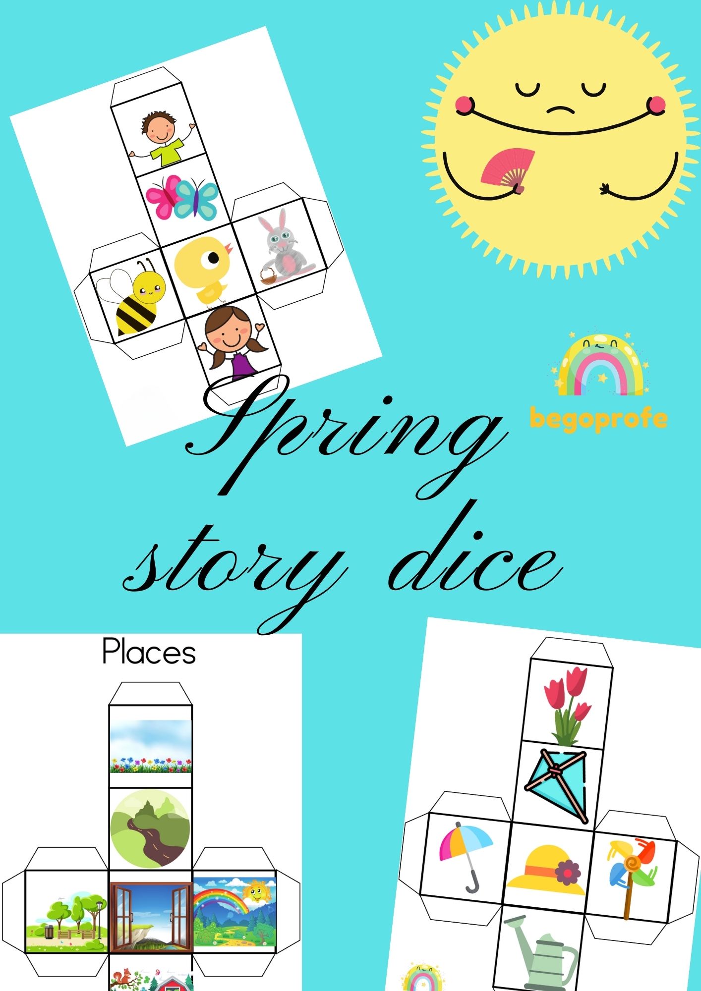 Spring story dice