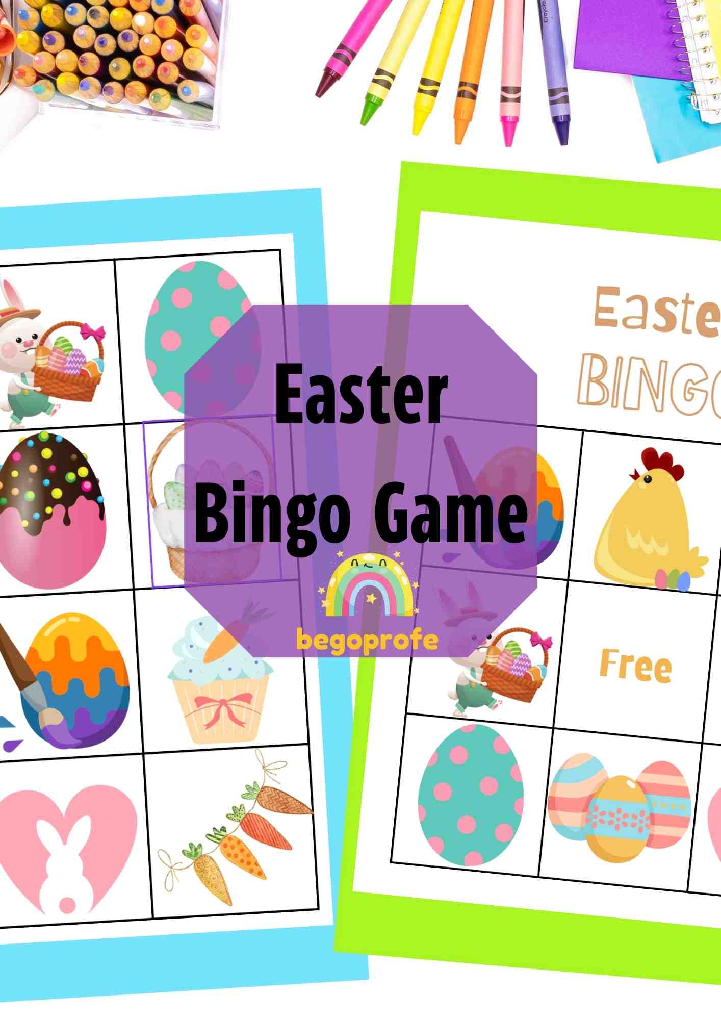 Easter bingo game - Bingo de Pascua
