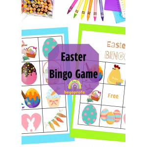Easter bingo game - Bingo de Pascua