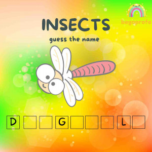 INSECTS word search game