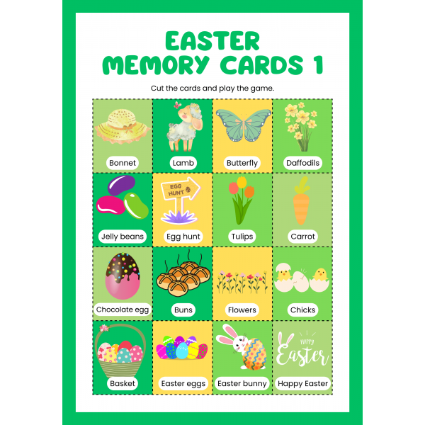 Easter vocabulary pack