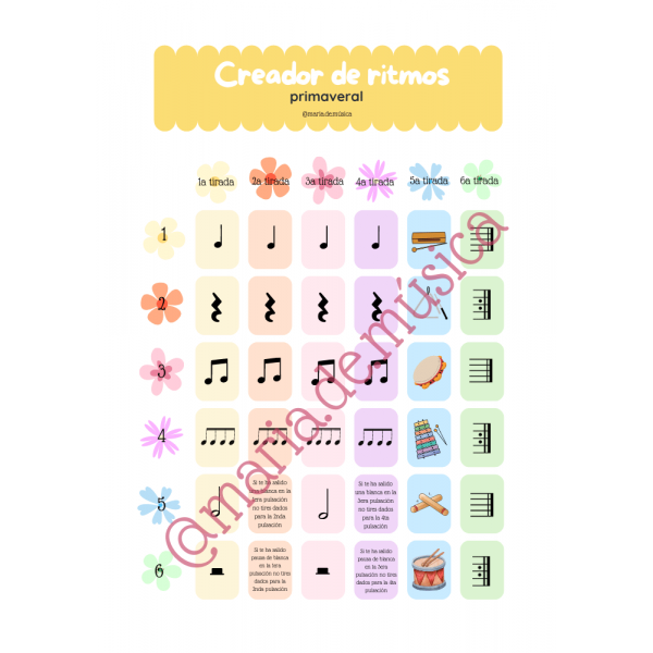 Creador musical primaveral