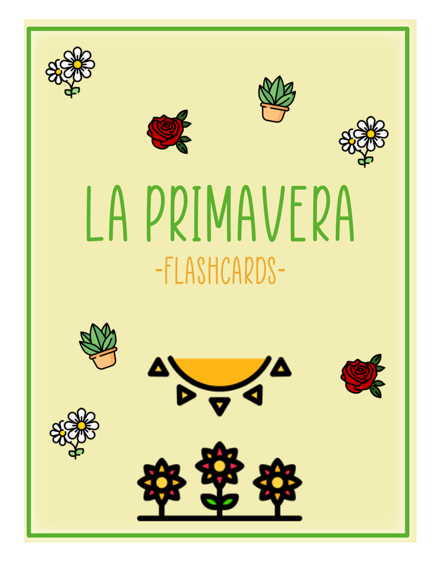 La primavera flashcards