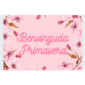 Cartell benvinguda primavera