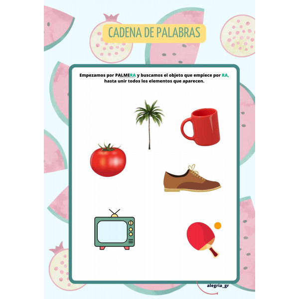 Conciencia fonológica verano.