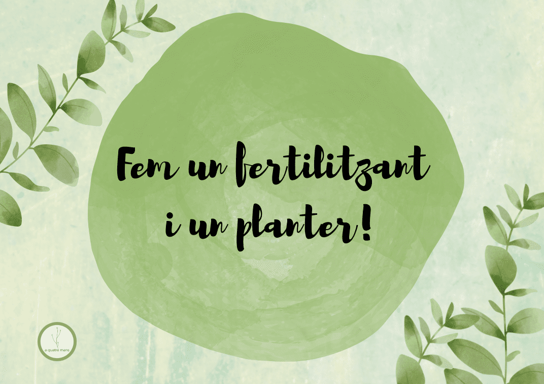FEM UN FERTILITZANT I UN PLANTER - HORT ESCOLAR