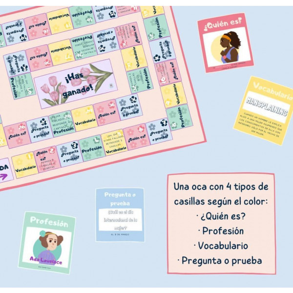 DÍA DE LA MUJER: JUEGO DE MESA (CAST)