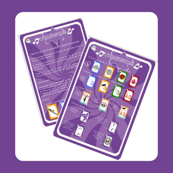 CAST La orquesta: juego de cartas @musicalitza