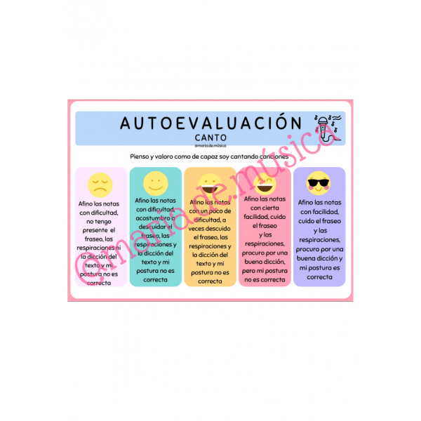 Autoevaluación musical català y castellano