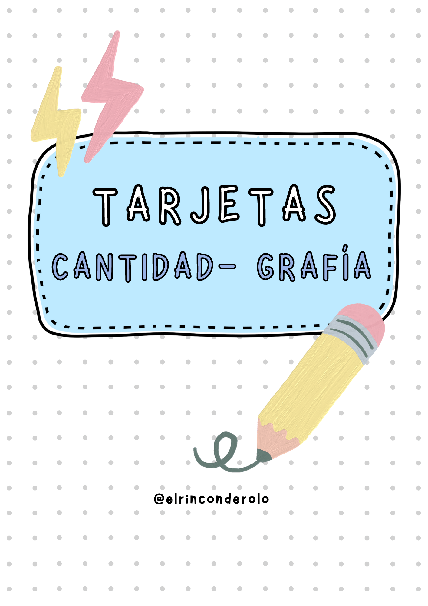 TARJETAS ASOCIACIÓN CANTIDAD-GRAFÍA