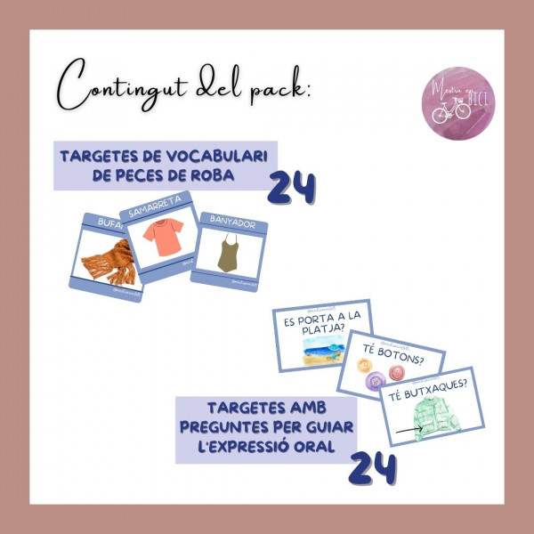 Què tinc al cap? Peces de roba