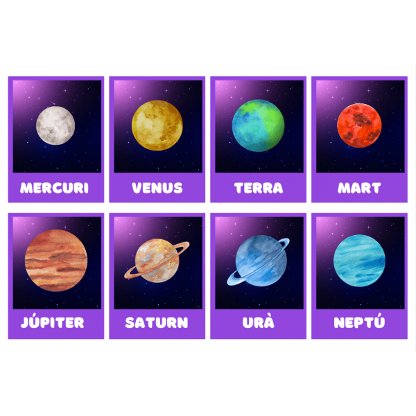 Vocabulari de l'espai