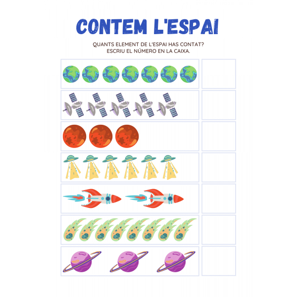 Contem l'espai!