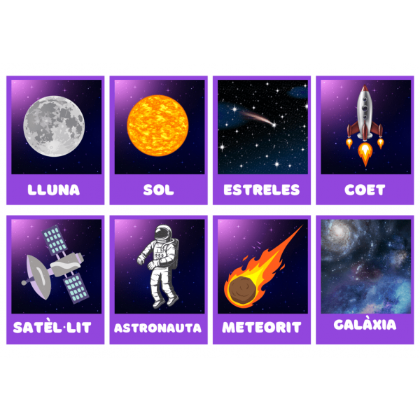 Vocabulari de l'espai