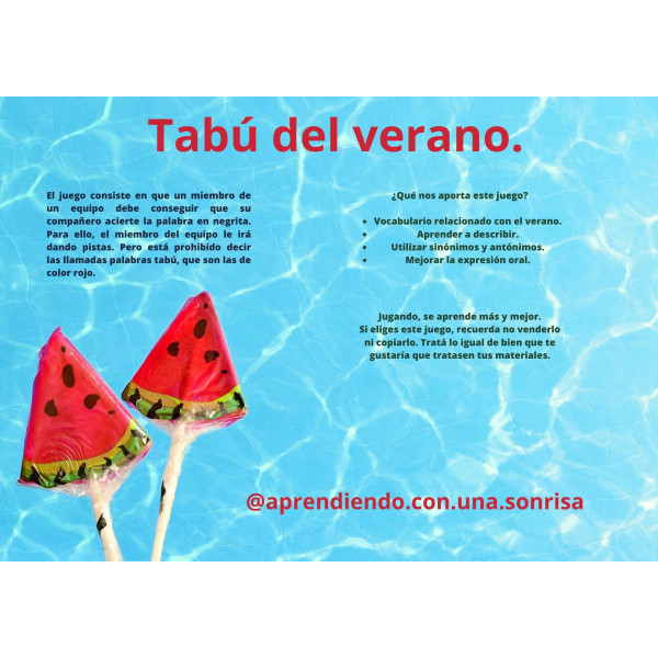 Tabú verano.