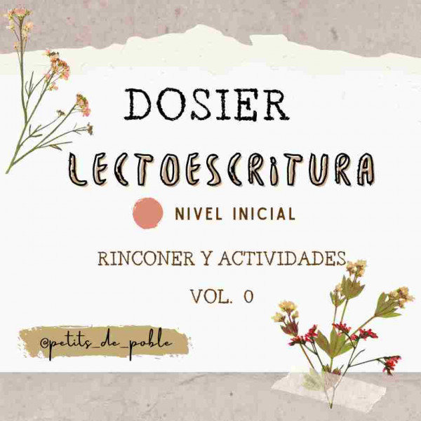 DOSIER DE LECTOESCRITURA NIVEL INICIAL 0_CAST