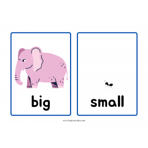Opposite adjectives flashcards