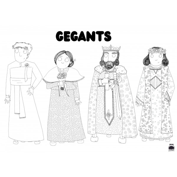 GEGANTS PER A COLOREJAR