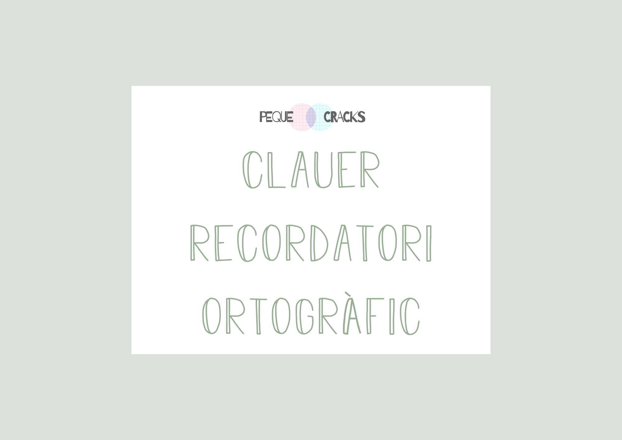 Clauer_Recordatori ortogràfic_CAT