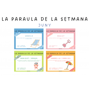 Paraula de la setmana - Juny